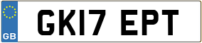 Truck License Plate